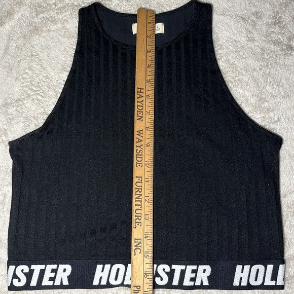 Hollister Co. Women's Black Crop-top - Picture 4 of 6